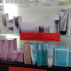 UFS Shiseido Skincare 40% off